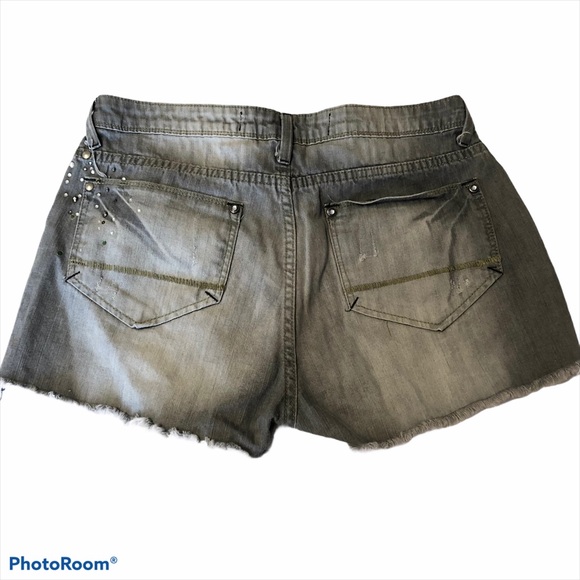 Clock House By C&A Gray Jeans Shorts SZ 32 Waist - Picture 2 of 11